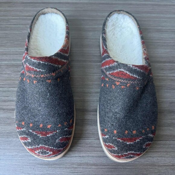 Merrell Women's Juno Wool Winter Clogs Mules Size 7 $90 Blanket - Picture 2 of 8